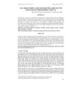 XÁC ĐỊNH CHIẾN LƯỢC DINH DƯỠNG TRẺ EM VỚI MẠNG QUYẾT ĐỊNH KHÔNG THỨ TỰ pot