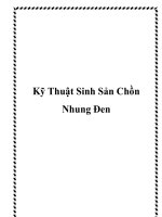 Kỹ Thuật Sinh Sản Chồn Nhung Đen potx