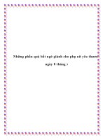 Những phần quà bất ngờ giành cho phụ nữ yêu thương ngày 8 tháng3 pot