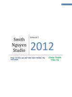 Phần VI: CÂU LẠC BỘ TINH ANH THỐNG TRỊ THẾ GIỚI potx