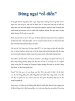 Đừng ngại “cổ điển” pdf