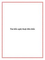 Tìm hiểu nghệ thuật điêu khắc pot