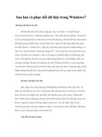 Sao lưu và phục hồi dữ liệu trong Windows7 doc