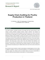 Supply Chain Auditing for Poultry Production in Thailand docx