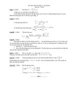 Đề Thi Thử Đại Học Khối A, A1, B, D Toán 2013 - Phần 23 - Đề 26 ppt