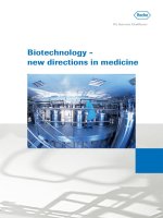 Biotechnology new ways in medicine