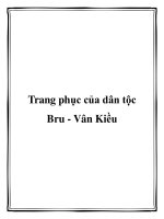 Trang phục của dân tộc Bru - Vân Kiều potx