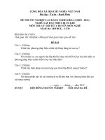 đề thi lý thuyết-lắp đặt thiết bị cơ khí-mã đề thi lđtbck – th (38)