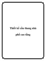 Thiết kế cầu thang nhà phố cao tầng ppt
