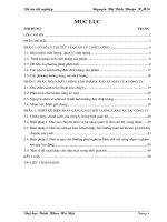 Phân tích và thiết kế biện pháp nâng cao chất lượng sản phẩm càng xe máy ở Công ty cổ phần Kim Khí Thăng Long