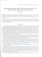 Về mô hình heuristic trên cơ sở phương pháp tiệm cận nhân tố chắc chắn đối với hệ chuyên gia. ppt