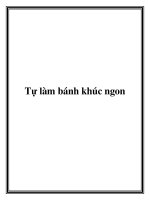 Tự làm bánh khúc ngon pdf