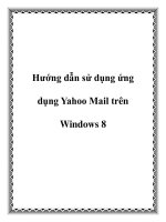 Hướng dẫn sử dụng ứng dụng Yahoo Mail trên Windows 8 ppt