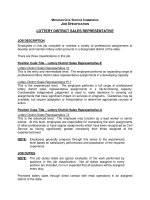 MICHIGAN CIVIL SERVICE COMMISSION JOB SPECIFICATION doc