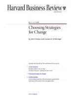 Choosing Strategies For Change(full permission)