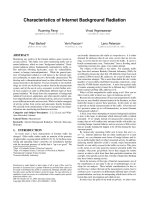 Characteristics of Internet Background Radiation pot
