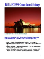 Action contact sheet and fit image - Photoshop