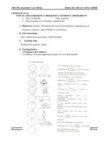 UNIT 10: MEASUREMENT FREQUENCY, TENDENCY, PROBABILITY doc