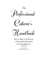 The Professional Caterer’s Handbook doc