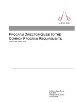 PROGRAM DIRECTOR GUIDE TO THE COMMON PROGRAM REQUIREMENTS pptx
