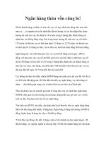 Ngân hàng thừa vốn cũng lo! potx