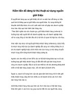 Kiếm tiền dễ dàng từ thủ thuật sử dụng nguồn giới thiệu ppt