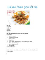 Cá kèo chiên giòn xốt me pptx