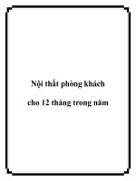 Nội thất phòng khách cho 12 tháng trong năm doc