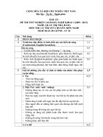 đáp án đề thi lí thuyết tốt nghiệp khóa 3 - quản trị nhà hàng - mã đề thi qtnh - lt (36)