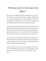 “Bất động sản đổ vỡ thì ai chịu trách nhiệm?” doc
