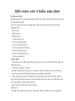 Đổi món với 3 kiểu xào tôm pot