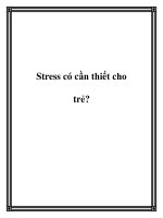 Stress có cần thiết cho trẻ? pdf