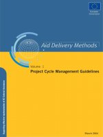 AID DELIVERY METHODS: PROJECT CYCLE MANAGEMENT GUIDELINES pptx