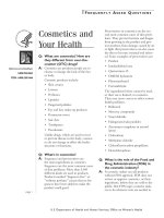 Cosmetics and Your Health potx