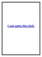 Canh nghêu Hàn Quốc docx