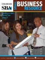 COLORADO SBA: Building on SBA’s Record potx