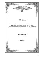 Đề tài: Giai cấp công nhân là lực lượng hàng đầu của cách mạng ppt