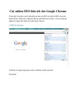 Các addon SEO hữu ích cho Google Chrome pptx