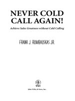 NEVER COLD CALL AGAIN! pptx