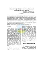 Nghiên cứu một số biện pháp kỹ thuật sản xuất khoai lang rau KLR5 tại Hà Nội docx