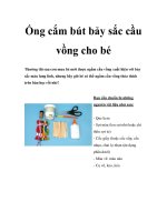 Ống cắm bút bảy sắc cầu vồng cho bé potx