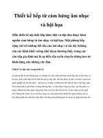 Thiết kế bếp từ cảm hứng âm nhạc và hội họa pdf