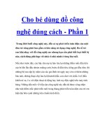 Cho bé dùng đồ công nghệ đúng cách - Phần 1 doc