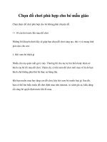 Chọn đồ chơi phù hợp cho bé mẫu giáo pdf