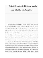 Phân tích nhân vật Tôi trong truyện ngắn Lão Hạc của Nam Cao pptx