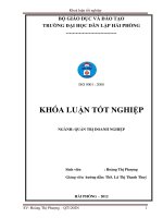 Luận văn:Một số biện pháp nhằm hoàn thiện phương pháp tính lương cho khối gián tiếp tại xí nghiệp xếp dỡ Hoàng Diệu - Cảng Hải Phòng doc