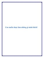 Con muốn được làm những gì mình thích! pot