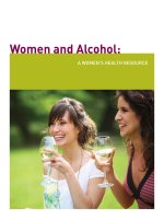 Women and Alcohol: A WOMEN’S HEALTH RESOURCE ppt