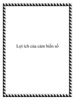 Lợi ích của cảm biến số pptx