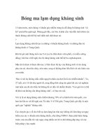 Bóng ma lạm dụng kháng sinh pptx